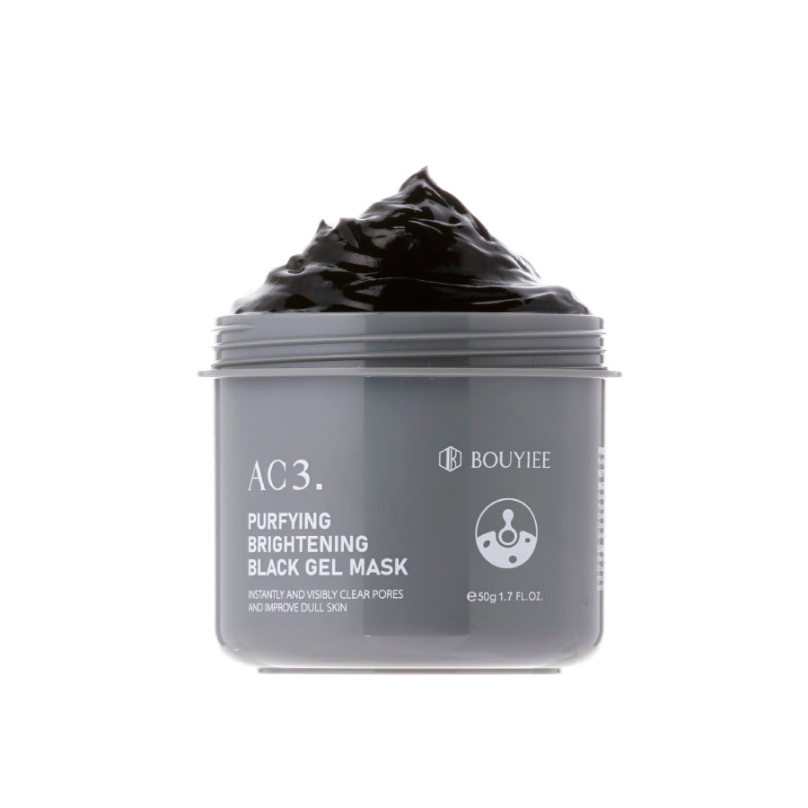 [❤️‍🔥Hàng cận date] Bouyiee Mặt Nạ Thạch Đen AC3 Sạch Sâu Nâng Tone - 50g