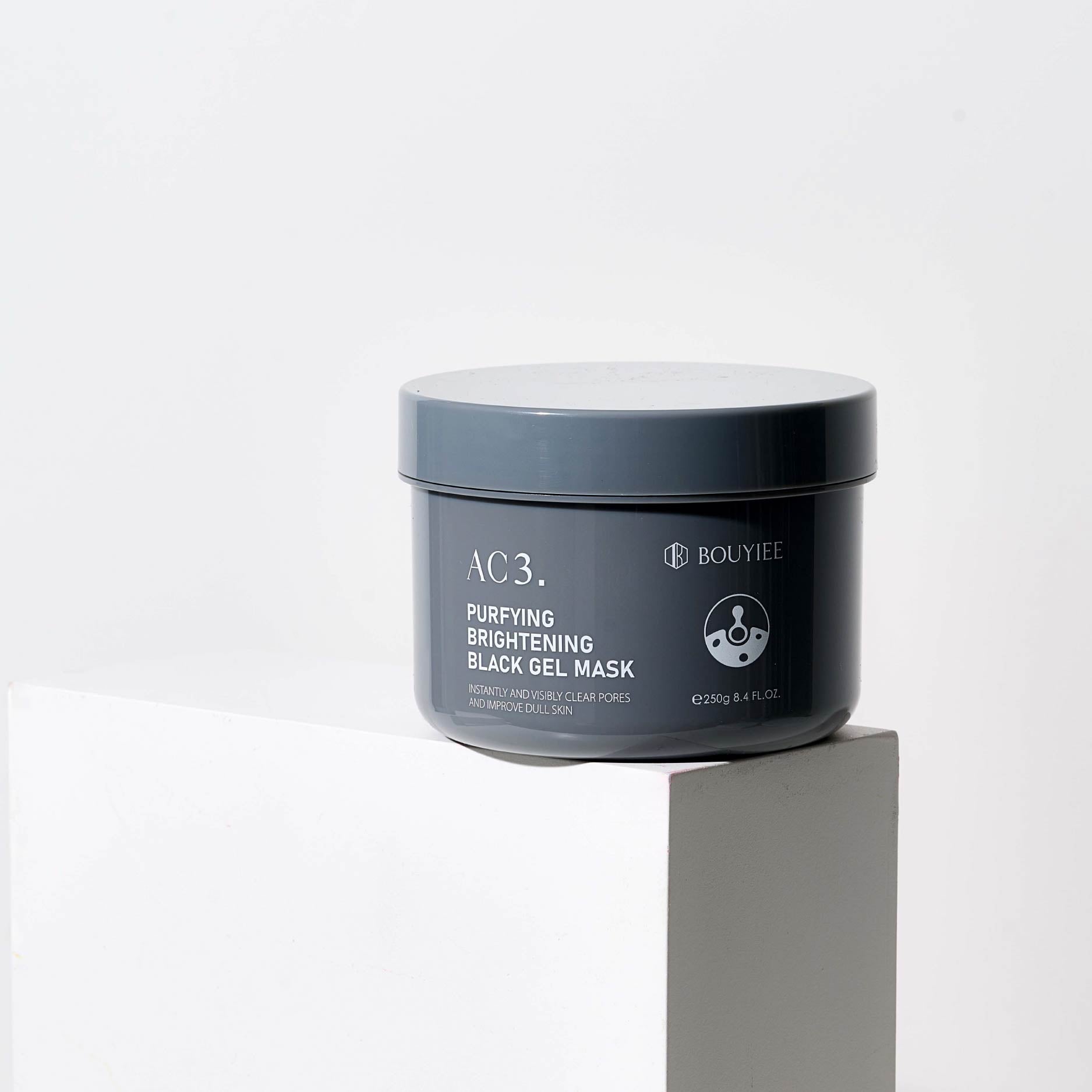 [❤️‍🔥Hàng cận date] Bouyiee Mặt Nạ Thạch Đen AC3 Sạch Sâu Nâng Tone - 250g