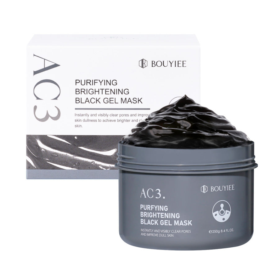 [❤️‍🔥Hàng cận date] Bouyiee Mặt Nạ Thạch Đen AC3 Sạch Sâu Nâng Tone - 250g